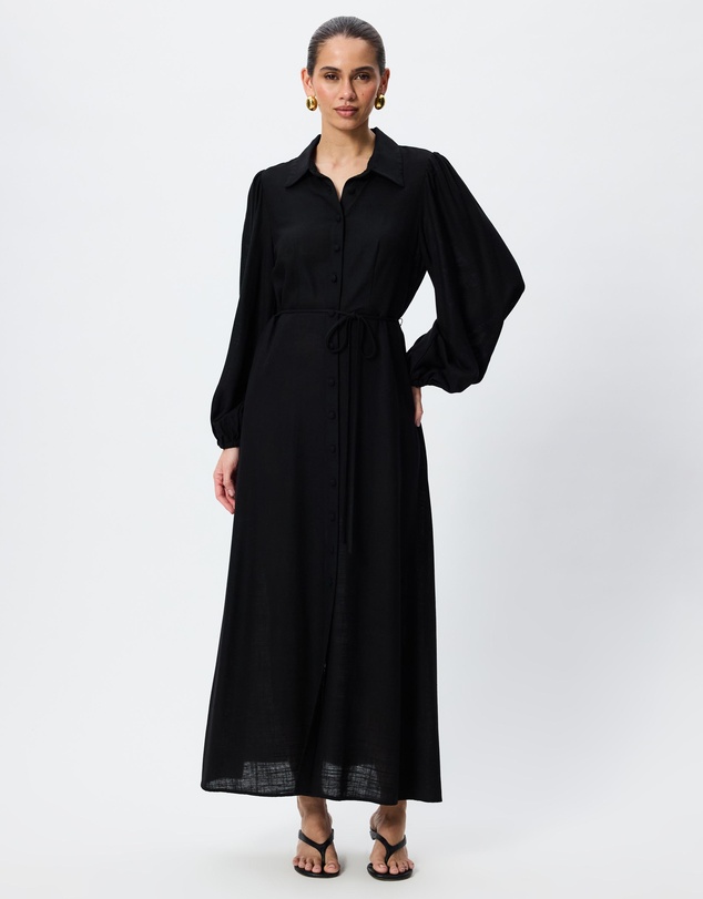 Tussah - Cara Blouson Sleeve Midi Dress