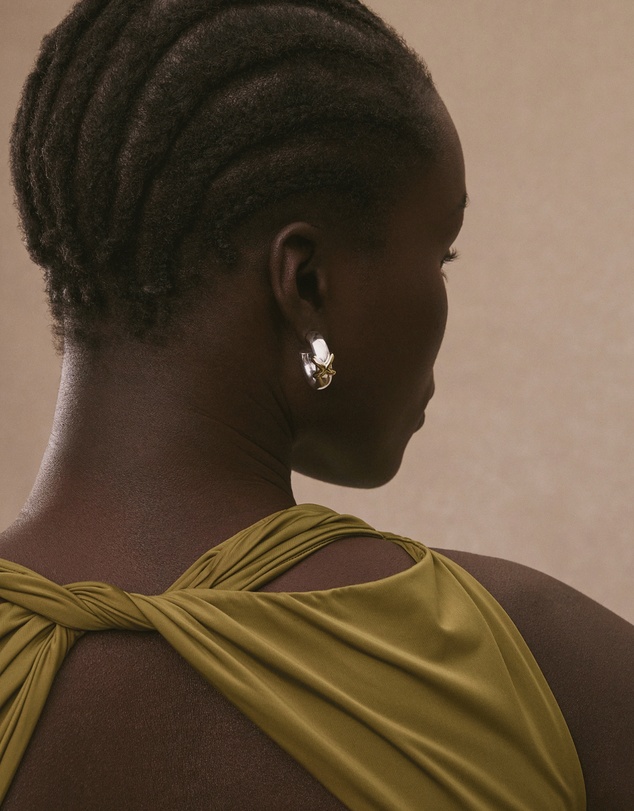 Najo - Tendresse Two-Tone Earrings