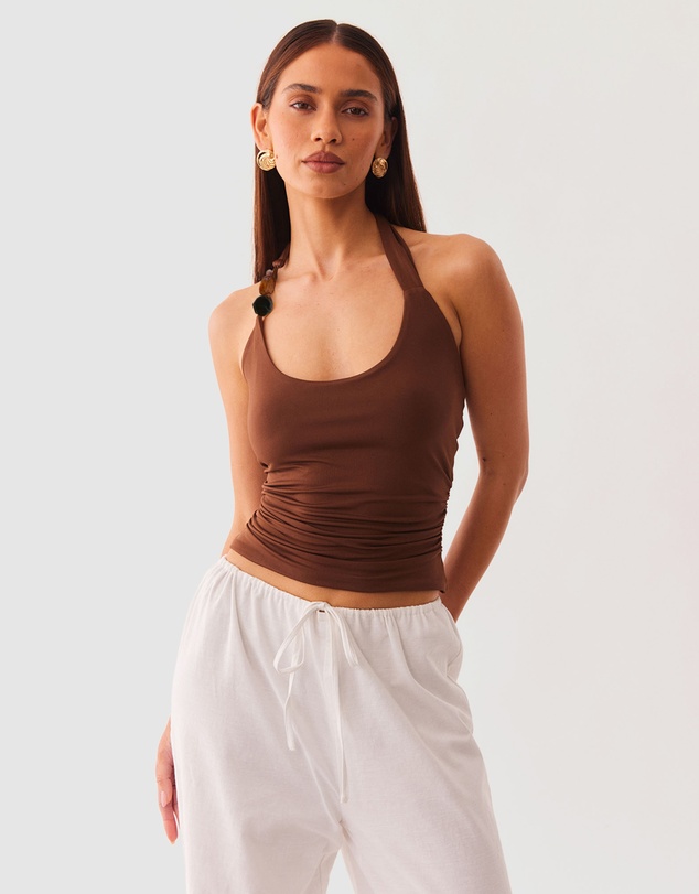 SNDYS - LEXIE TWIST HALTER TANK - ICONIC EXCLUSIVE