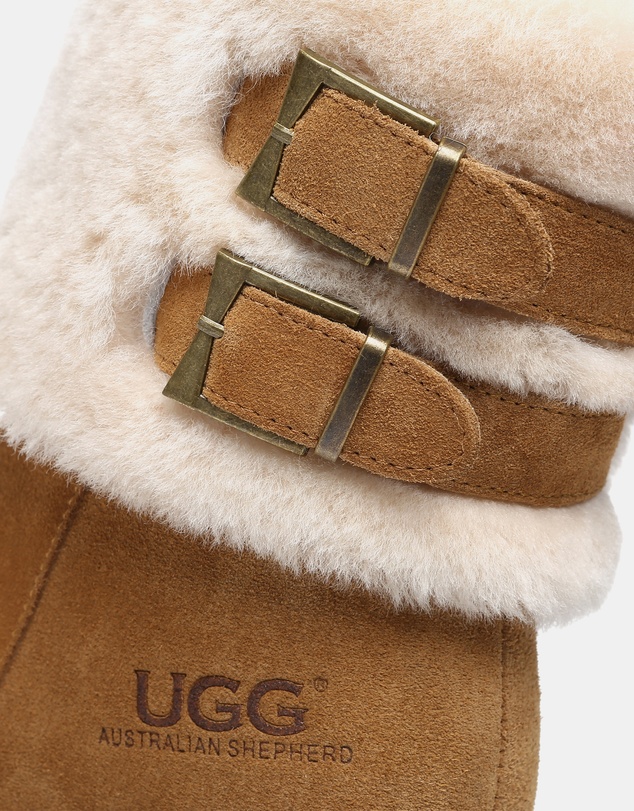 EVERAU - Australian Shepherd Ugg Candice Cow Suede Upper Boots