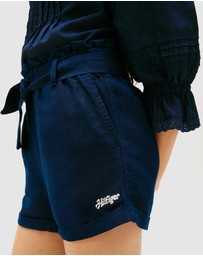 Tommy Hilfiger - Linen Blend Shorts - Kids