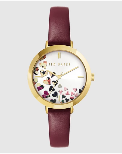 Ted Baker - Ammy Iconic 34mm Brown Leather Watch
