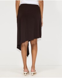 Dazie - Cleo Buckle Midi Skirt
