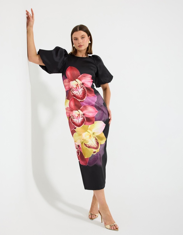 Pasduchas - Nova Sleeve Midi Dress