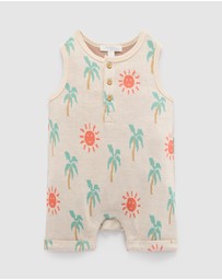 Purebaby - Jacquard Onesie -Kids-Babies