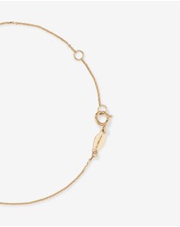 Michael Hill - 19cm Heart Slider Bracelet in 10kt Yellow Gold