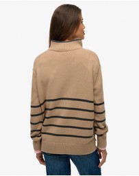 Superdry - Cotton Half Zip Knit