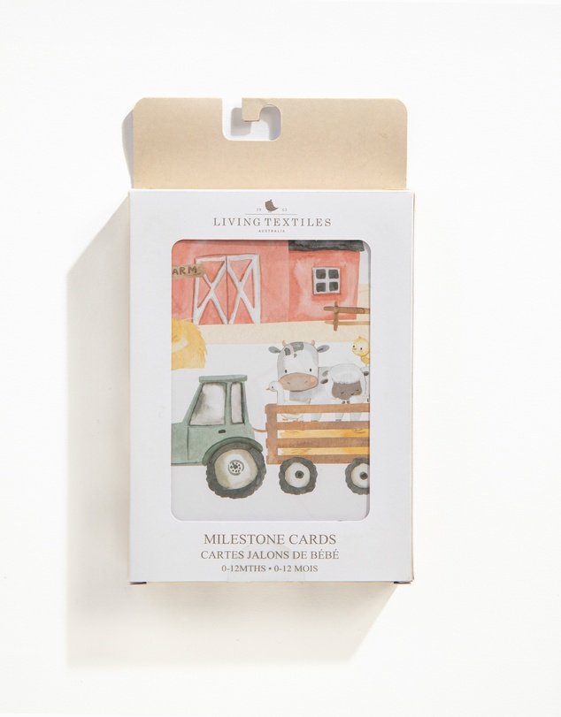 Living Textiles - Milestone Cards - Tractor Ride