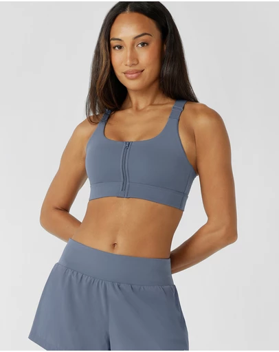 Lorna Jane - Easy Zip On Max Support Sports Bra