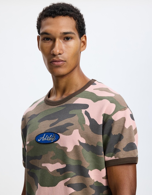 Andersson Bell - Essential Camouflage Ringer T-Shirt