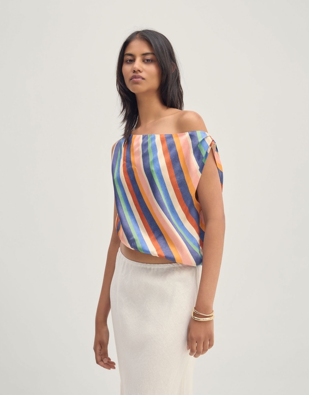 Oxford - Sandy Striped Top