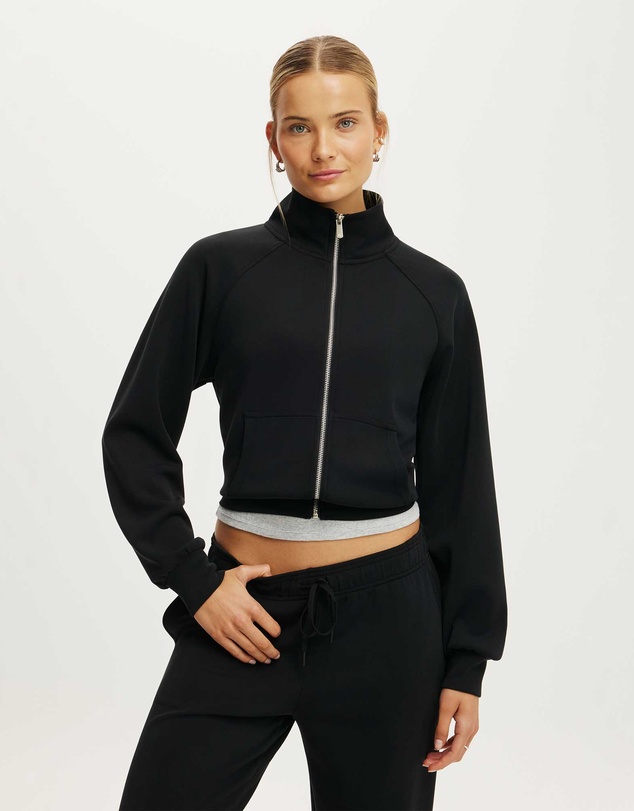 Cotton On Body Active - Ultimate Soft Funnel Neck Jacket