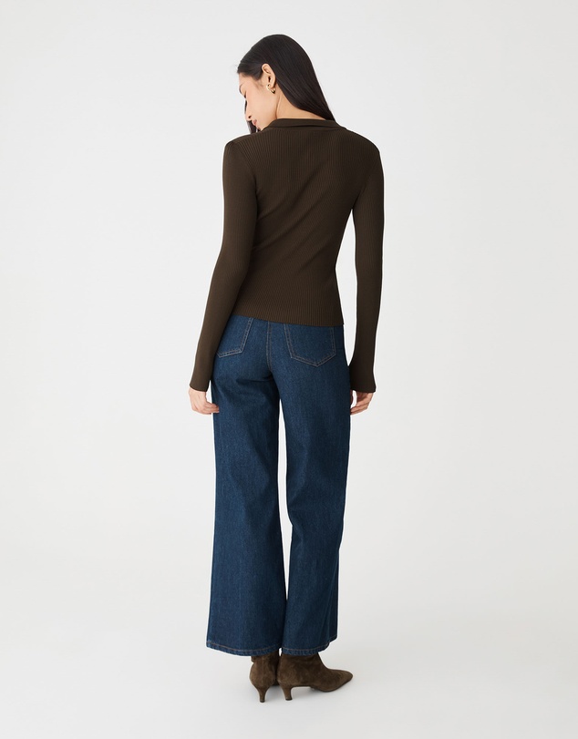 Forcast - Bristol Collared Rib Cardigan
