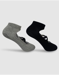 High Heel Jungle - Pilates Grip Socks - 2 Pack