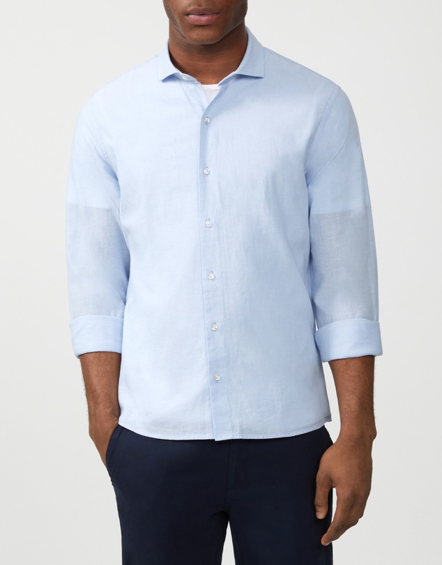 Van Heusen - Linen Cotton Blend Shirt