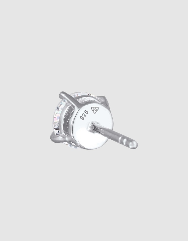 Kuzzoi - ICONIC EXCLUSIVE - Earrings Male Stud Swarovski® Crystals Single 925 Sterling Silver