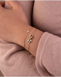 Wanderlust + Co - Bow Tie Pasta Bracelet