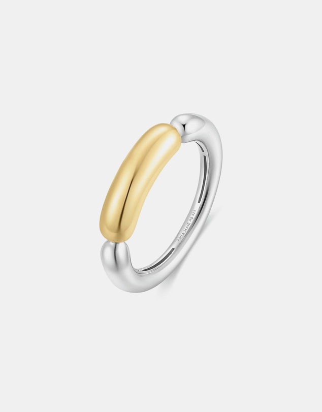 Ania Haie - Two-Tone Segmented Puffy Ring