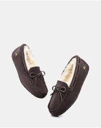 EVERAU - EverAU Ugg Miracle Moccasin Leather Upper Moccasins
