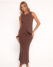 Petal & Pup - Peter Two Piece Set - Chocolate Brown