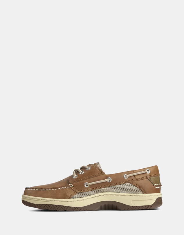Sperry - Billfish 3-Eye Wide Leather Dark Tan- Men's