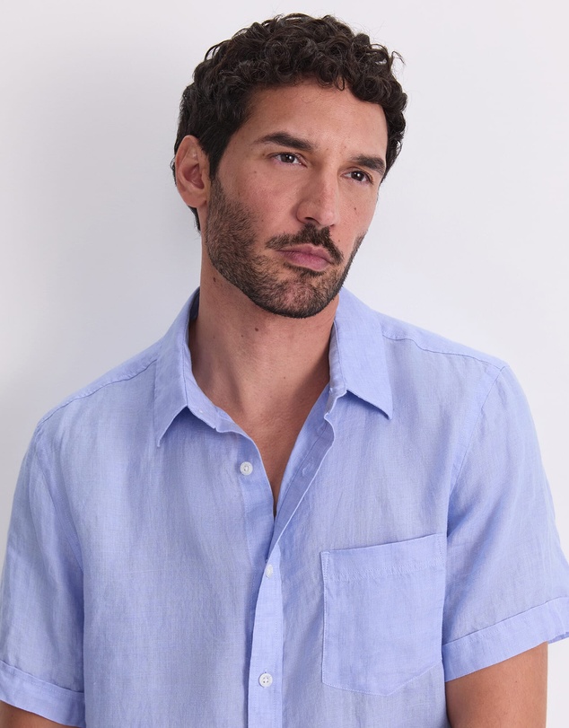 Sportscraft - Short Sleeve Delave Linen Shirt
