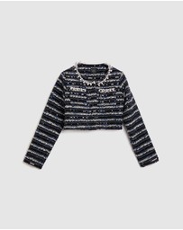 Bardot Junior - Lana Boucle Jacket - Kids-Teens