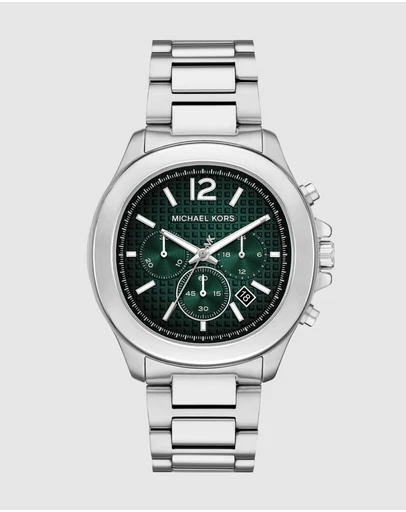 Michael Kors - Sage Silver Tone Chronograph Watch