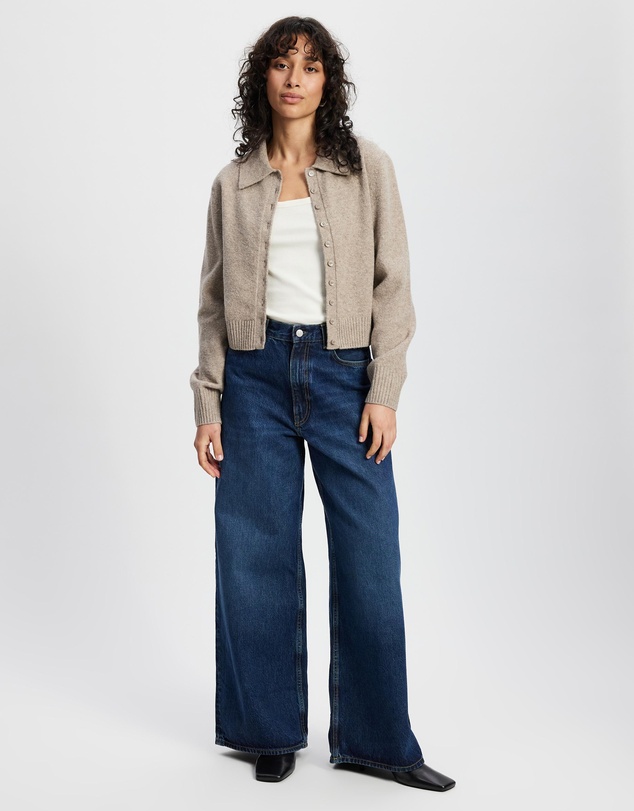 & Other Stories - Knitted Collar Cardigan