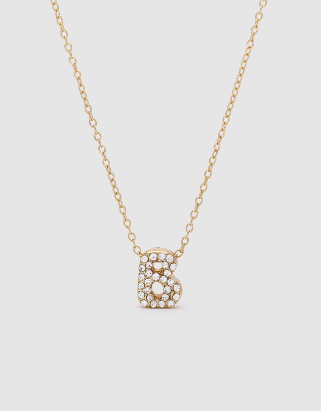 Seed Heritage - Initial Jewel Bubble Necklace