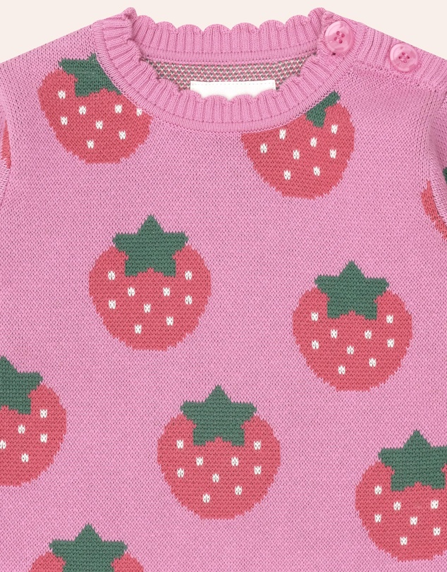 Huxbaby - Strawberry Fields Forever Pullover - Babies-Kids