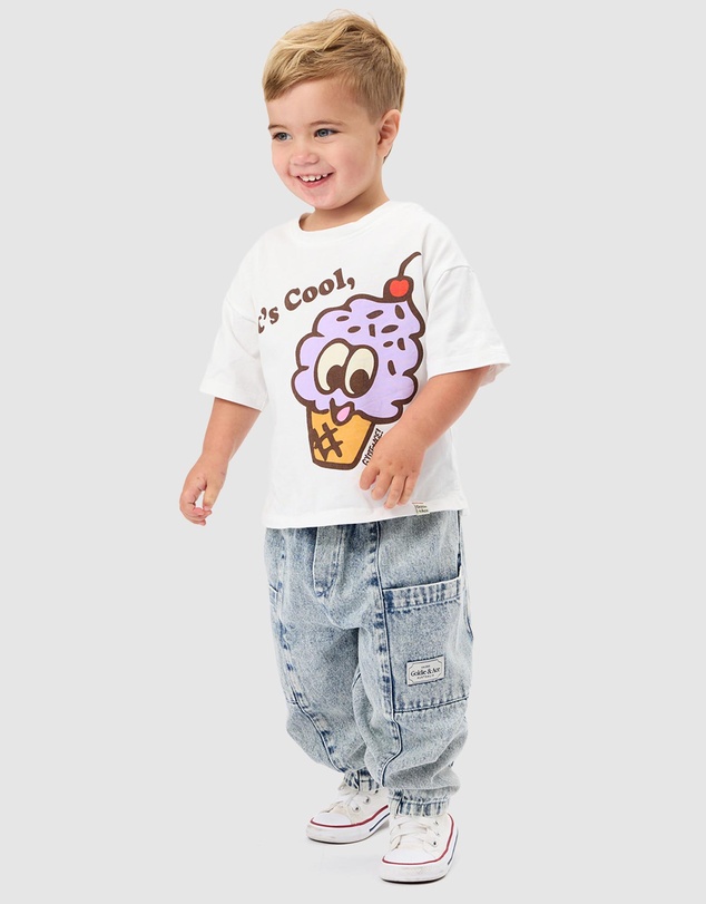 Goldie + Ace - It's Cool, I'm Chill T-Shirt - Babies-Kids