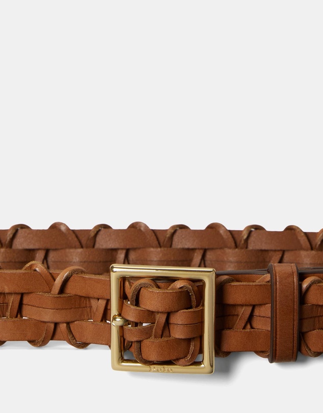 Polo Ralph Lauren - Basket-Weave Leather Belt