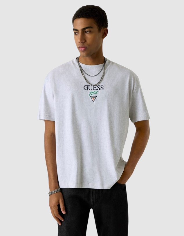 GUESS Jeans - GUESS JEANS Short Sleeve Oversized Baker Logo T-Shirt