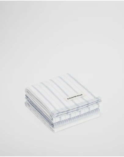 Country Road - Laine Australian Cotton Tea Towel Pack Of 3