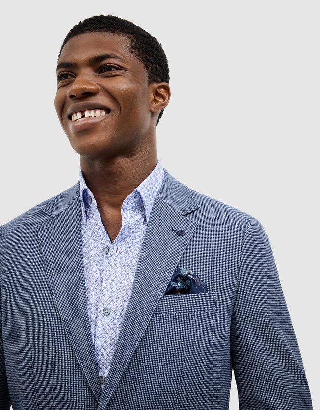 Politix - James Textured Two-toned Blazer