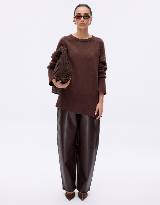 Minima Esenciales - Emi Oversized Wool Cashmere Blend Knit
