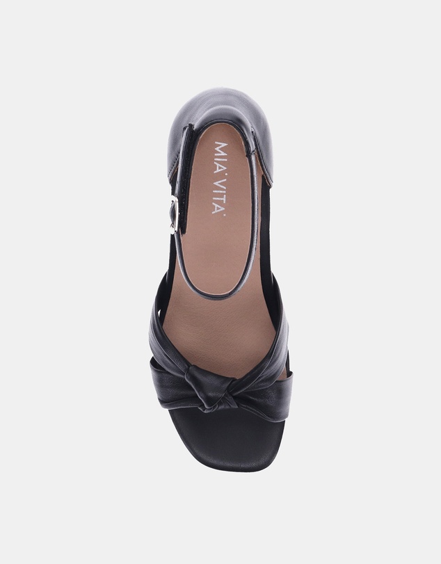 Mia Vita - Tatum Heeled Sandal - Black