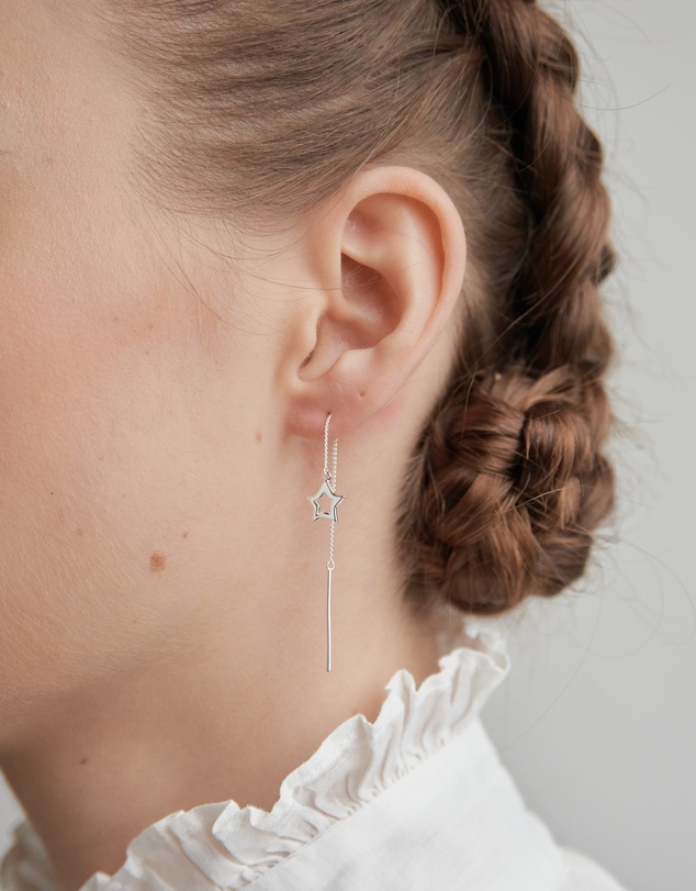 Karen Walker - Star Thread Earrings