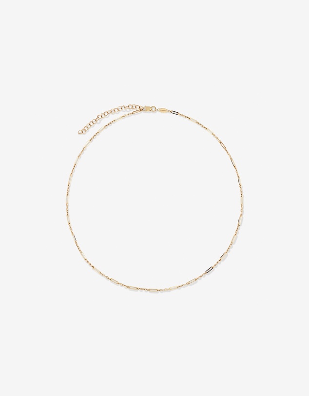 Michael Hill - 1.6mm Wide Paperclip 3 and 1 Chain in 10kt Yellow Gold