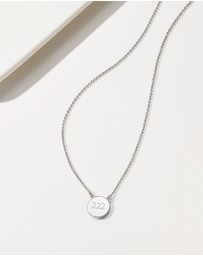 Mestige - Angel Number Necklace 222 - Silver Plated