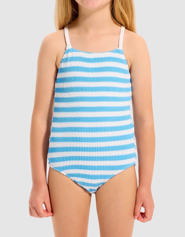 Seafolly - Textured Stripe One Piece - Kids