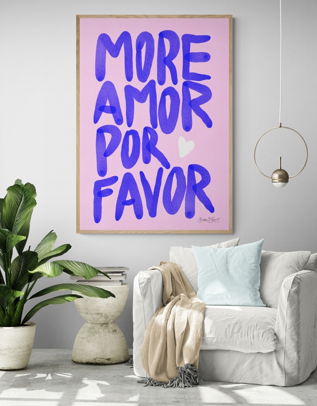 Inka Arthouse - More Amor by Baroo Bloom Art Print