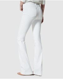 Spanx - Denim Flare Jeans - White