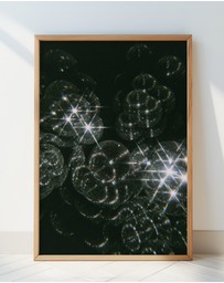 Olive et Oriel - Disco Kaleidoscope - Portrait by Samantha Hearn Art Print