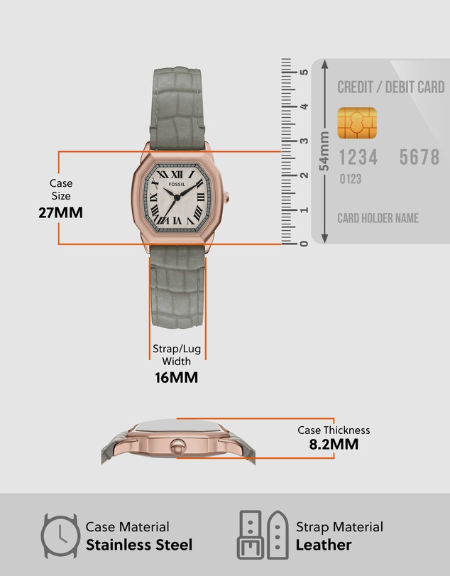 Fossil - Harlow Grey Analogue Watch