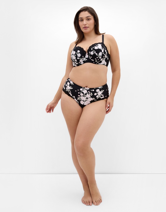 City Chic - Fifi Print Contour Bra