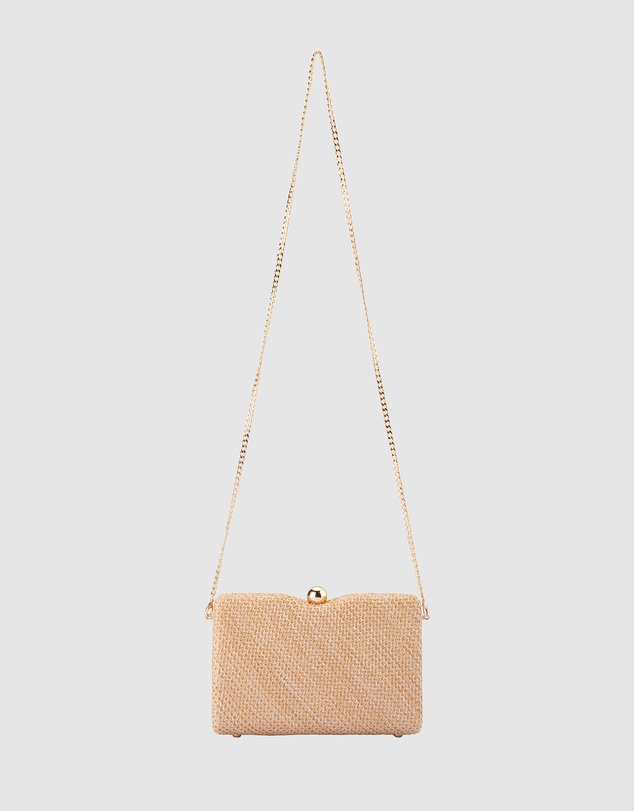 Olga Berg - Birdie Textural Handle Bag