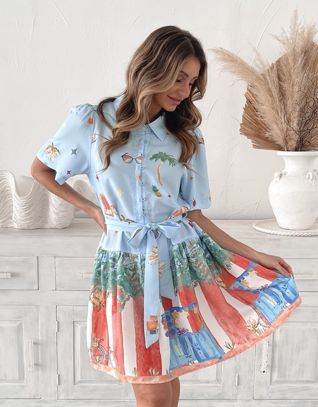 Esther & Co - Dakoda Dress - Multi