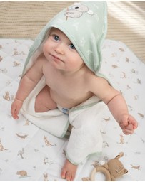 Living Textiles - Organic Hooded Towel - Australiana
